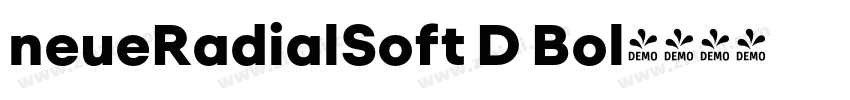 neueRadialSoft D Bol字体转换